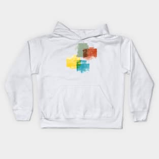 Blockprint Colors no1 Kids Hoodie